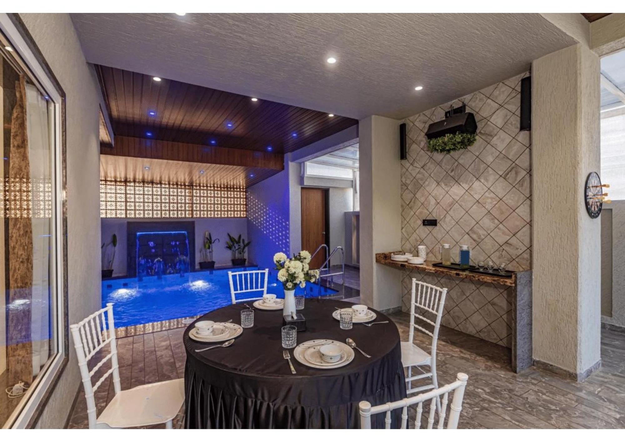 Mountain Glory 8Bhk By Tensorstays, Pool & Theater Игатпури Екстериор снимка